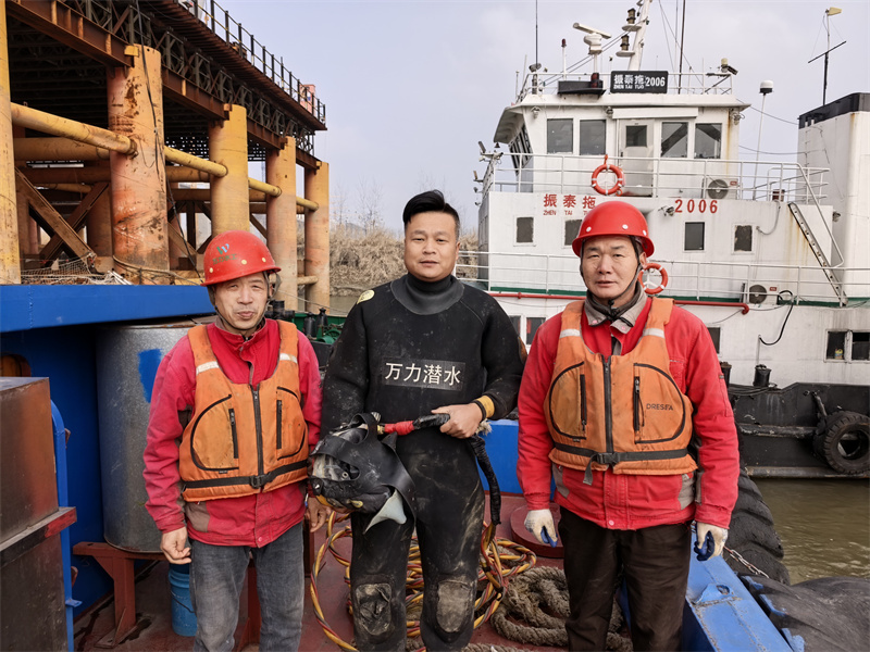 水下封堵 江苏万力 顺利施工中